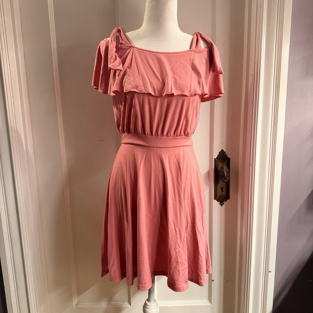 Mirawise Girls‎ Off The Shoulder Dress Pink Size 12-13